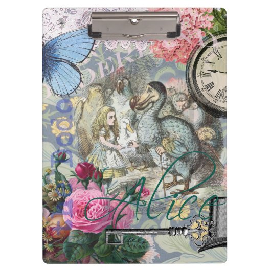 Alice in Wonderland Dodo Classic Artwork Klembord (Voorkant)