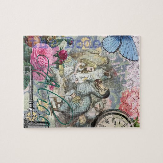 Alice in Wonderland Dodo Classic Artwork Legpuzzel (Horizontaal)