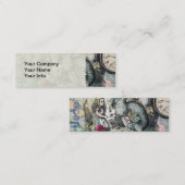 Alice in Wonderland Dodo Classic Artwork Mini Visitekaartje (Voorkant / Achterkant)