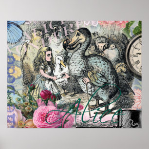 Alice in Wonderland Dodo Classic Artwork Poster