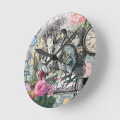 Alice in Wonderland Dodo Classic Artwork Ronde Klok (Hoek)
