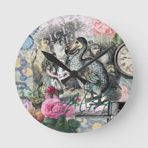 Alice in Wonderland Dodo Classic Artwork Ronde Klok