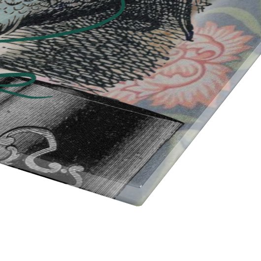 Alice in Wonderland Dodo Classic Artwork Snijplank (Hoek)