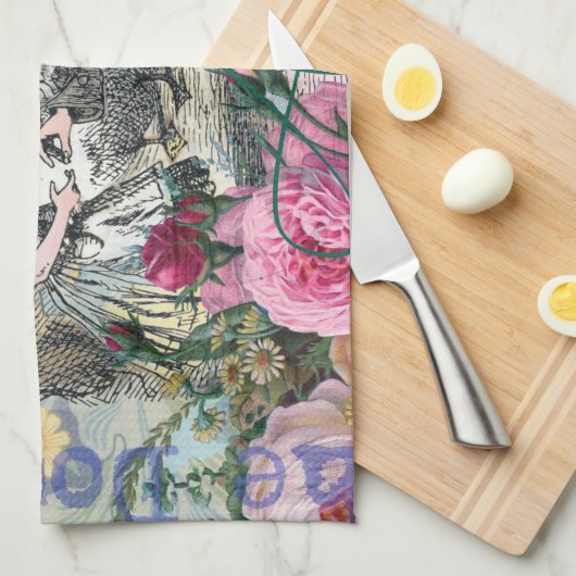 Alice in Wonderland Dodo Classic Artwork Theedoek (Quarter Fold)