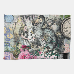 Alice in Wonderland Dodo Classic Artwork Theedoek