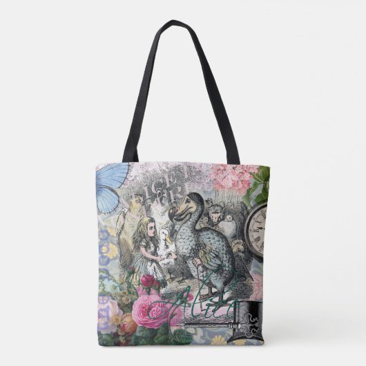 Alice in Wonderland Dodo Classic Artwork Tote Bag (Achterkant)