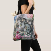 Alice in Wonderland Dodo Classic Artwork Tote Bag (Dichtbij)