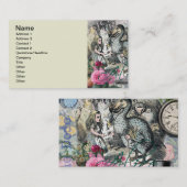 Alice in Wonderland Dodo Classic Artwork Visitekaartje (Voorkant / Achterkant)