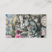 Alice in Wonderland Dodo Classic Artwork Visitekaartje (Achterkant)