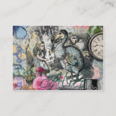 Alice in Wonderland Dodo Classic Artwork Visitekaartje (Achterkant)