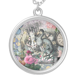 Alice in Wonderland Dodo Classic Artwork Zilver Vergulden Ketting
