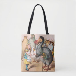 Alice in Wonderland Dodo Tote Bag