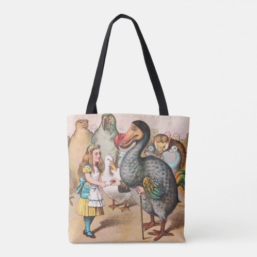 Alice in Wonderland Dodo Tote Bag (Achterkant)