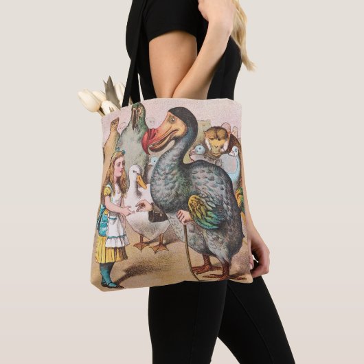 Alice in Wonderland Dodo Tote Bag (Dichtbij)