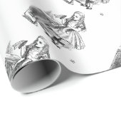 Alice in Wonderland - door het kijkglas Cadeaupapier (Rol Hoek)