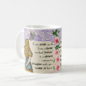 Alice in Wonderland Double Quote Mok,  Koffiemok (Voorkant links)
