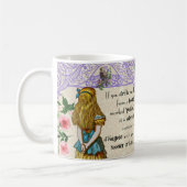Alice in Wonderland Double Quote Mok,  Koffiemok (Links)