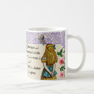 Alice in Wonderland Double Quote Mok,  Koffiemok