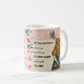 Alice in Wonderland Double Quote Mok, Koffiemok (Voorkant rechts)