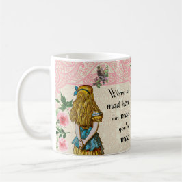 Alice in Wonderland Double Quote Mok,  Koffiemok