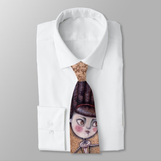 Alice in Wonderland-Down de Rabbit Hole Stropdas (Gebonden)