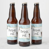  Alice in Wonderland Drink Me Bier Etiket (Flessen)