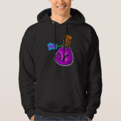 Alice in Wonderland Drink me fles Hoodie (Voorkant)