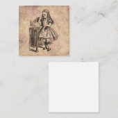 Alice in Wonderland Drink me fles Notitiekaartje (Voorkant / Achterkant)