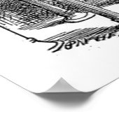 Alice in Wonderland Drink me  gothic Poster (Hoek)