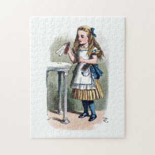 Alice in Wonderland Drink me Jigzaag Puzzle Legpuzzel
