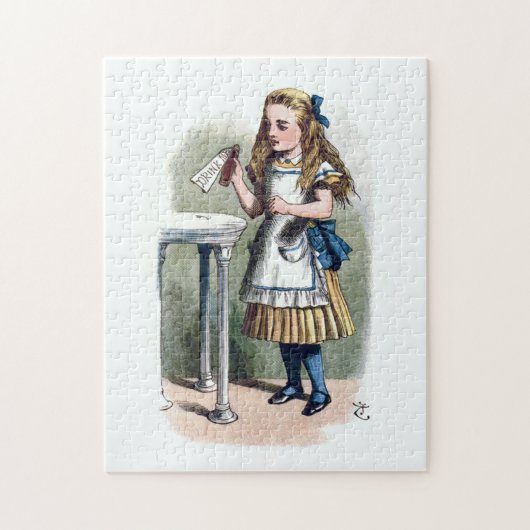 Alice in Wonderland Drink me Jigzaag Puzzle Legpuzzel (Verticaal)