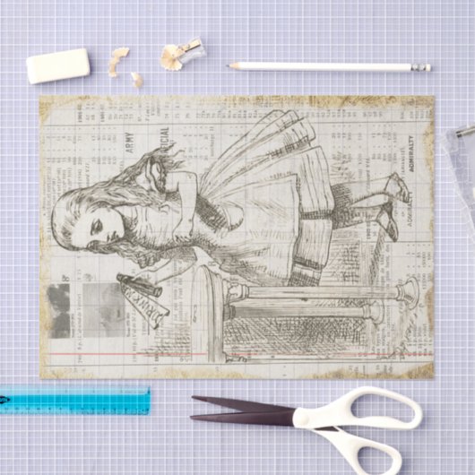 Alice in Wonderland Drink me  ontkoppeling Tissuepapier (Craft)