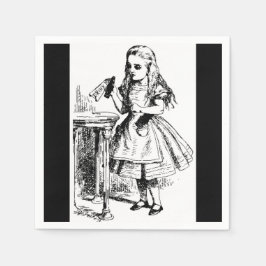  Alice in Wonderland Drink me Papier Napkins Servetten