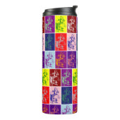 Alice in Wonderland Drink me Pop Art Thermosbeker (Gedraaid links)