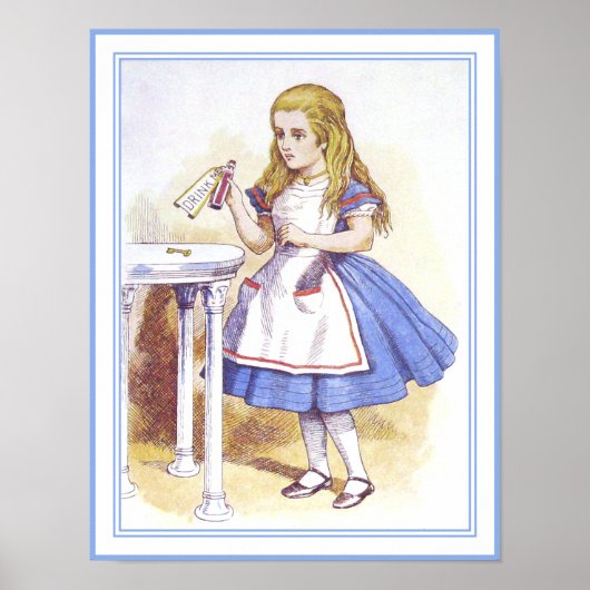 Alice in Wonderland - Drink me Poster (Voorkant)