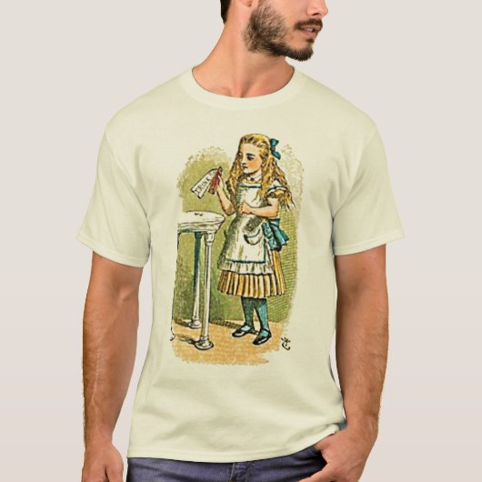 Alice in Wonderland "Drink me" T-Shirt (Voorkant)