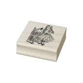 Alice in Wonderland Drink Me  tekening Rubberstempel (Stempel)