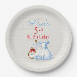 Alice in Wonderland Drink Me Toverdrank Blauwe Jur Papieren Bordje