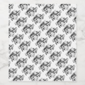 Alice in Wonderland Drink Me Wijnlabels Wijn Etiket (Enkel label)