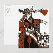 Alice in Wonderland; Een spel. De koningin van het Briefkaart (Voorkant / Achterkant)