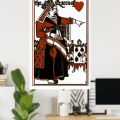Alice in Wonderland, een spel. Hartenkoningin Poster (Thuiskantoor)