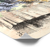 Alice in Wonderland "Eenvoudigste ware Dingen" Poster (Hoek)