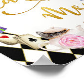 Alice in Wonderland Eet me Tafelbord Poster (Hoek)