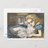 Alice in Wonderland: EET me te groot Briefkaart (Voorkant / Achterkant)