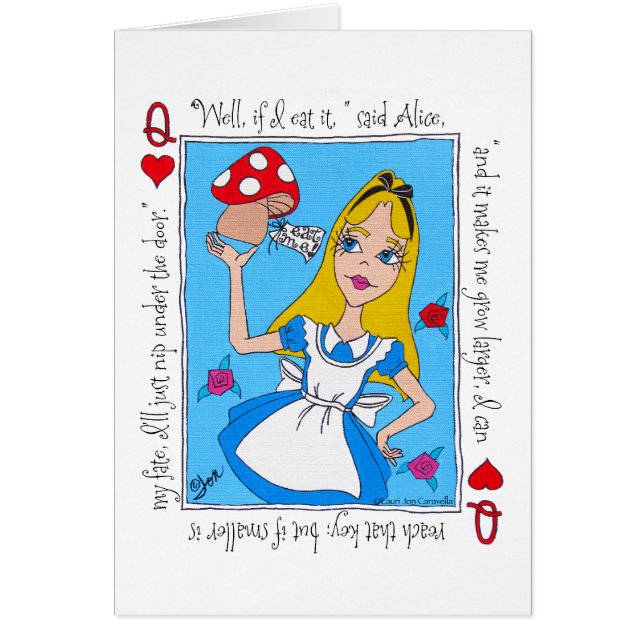 Alice in Wonderland, eet mij op! (Voorkant)