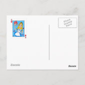 Alice in Wonderland, eet mij op! Briefkaart (Achterkant)