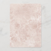 Alice in Wonderland Elegant  Bloemendiner Menu (Achterkant)