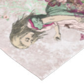 Alice in Wonderland Elegant Blush Pink Tea Party Tafelkleed (Gekanteld)