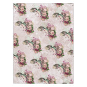Alice in Wonderland Elegant Blush Pink Tea Party Tafelkleed (Voorkant)