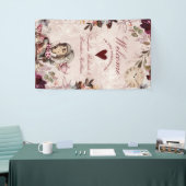 Alice in Wonderland Elegant Bruiloft Welkom Spandoek (Beurs)